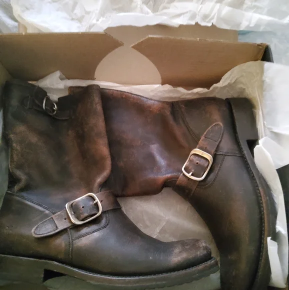 Women's FRYE LEATHER Boot Sz9 - Picture 1 of 6